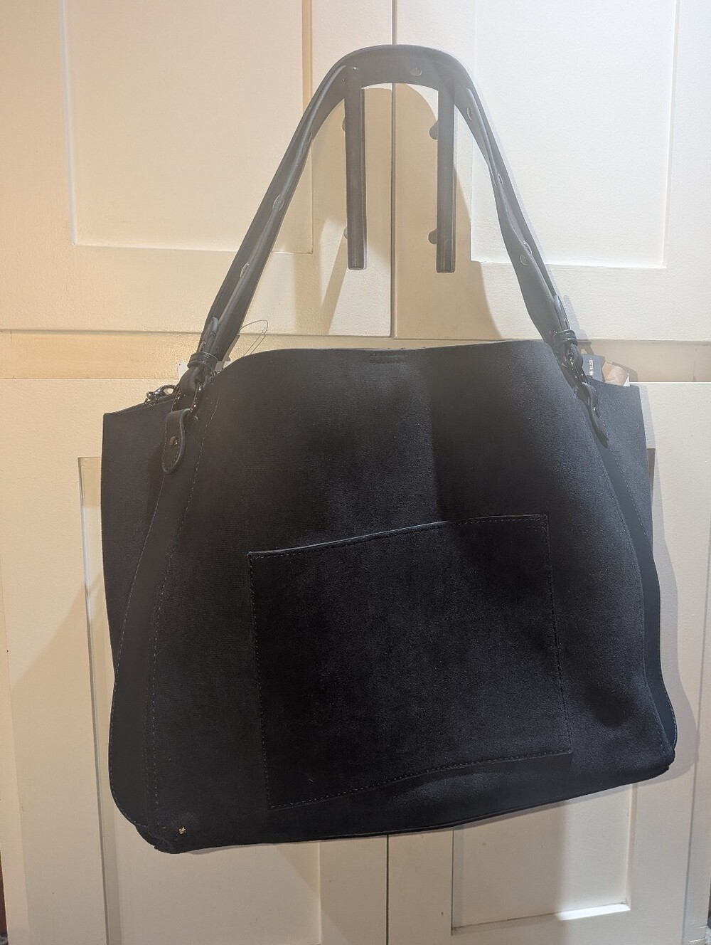 House Of Harlow 1960 NWT Luxe Tote, Shoulder Bag Dark Blue - Picture 2 of 13